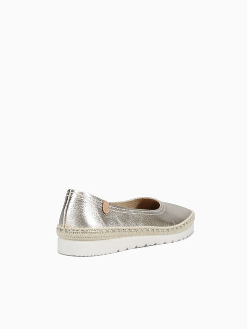 Nadia Oro Metal Leather Gold / 36 / M