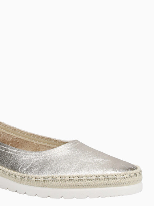 Nadia Oro Metal Leather Gold / 36 / M