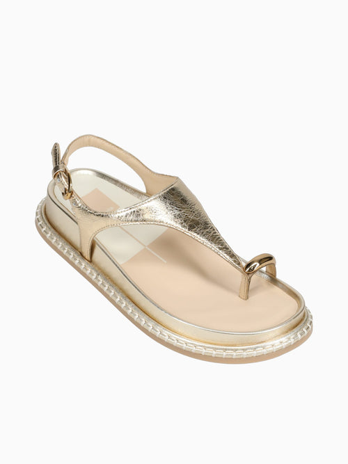 Stefan Gold Distressed Leather Gold / 6 / M