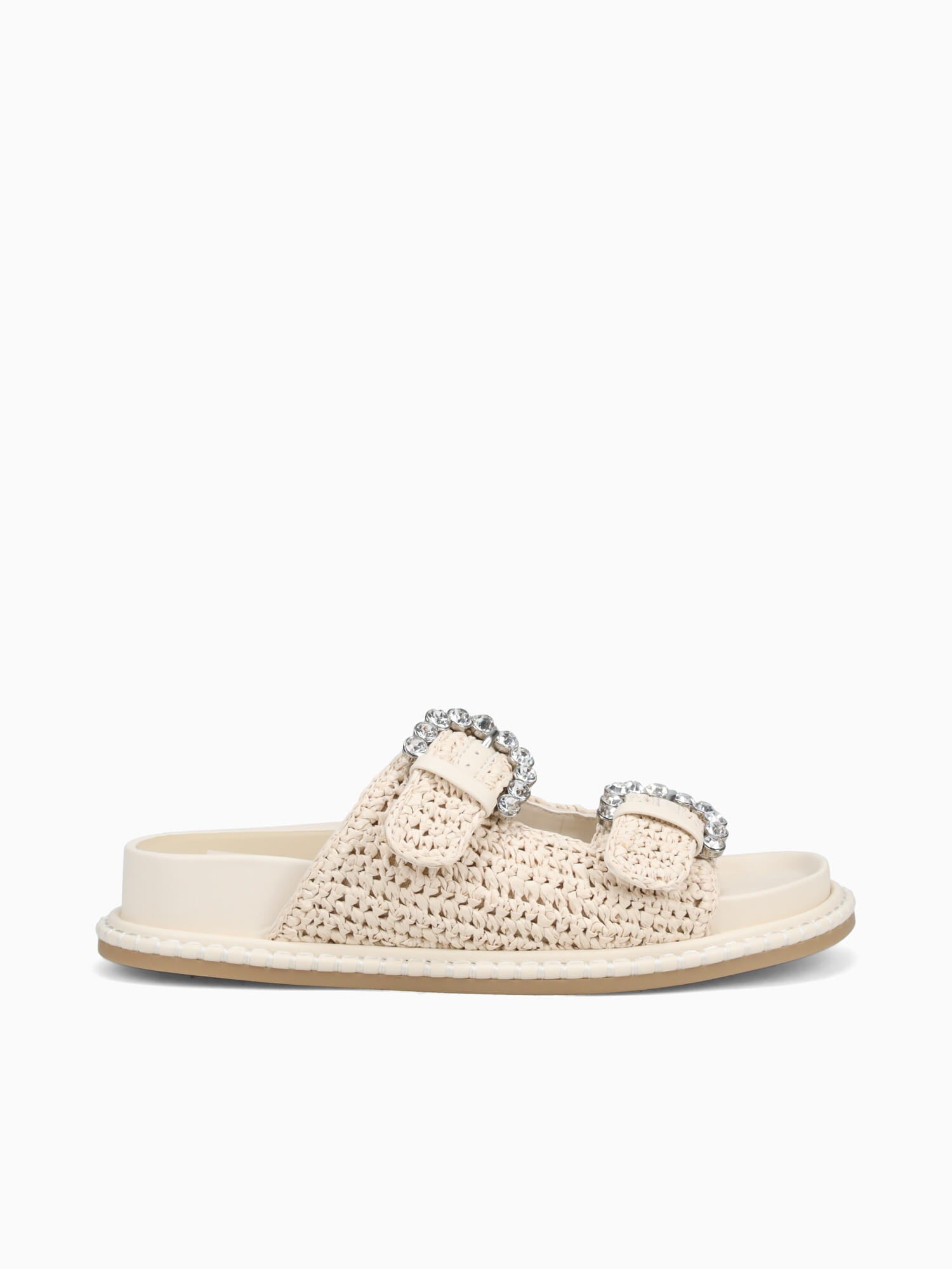 Shauny Crystal Oatmeal Knit Off White / 6 / M