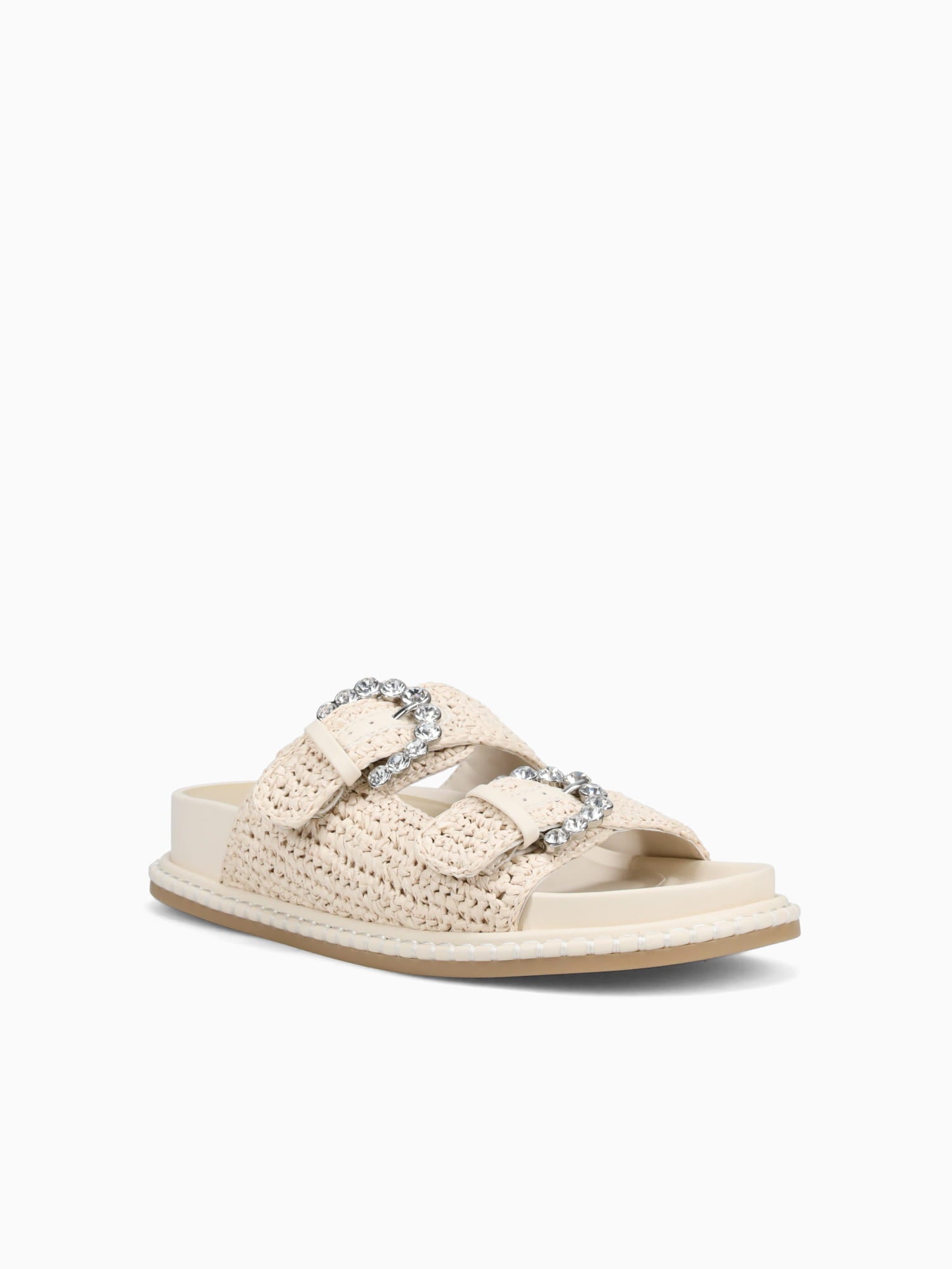 Shauny Crystal Oatmeal Knit Off White / 6 / M