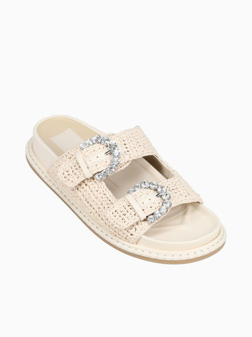 Shauny Crystal Oatmeal Knit Off White / 6 / M