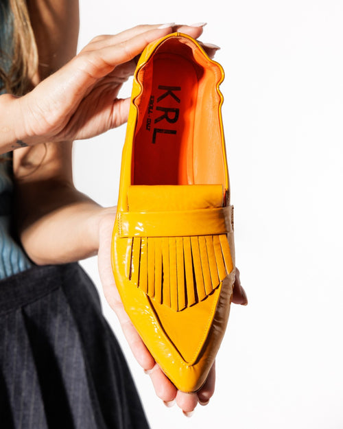 Wedge 1c Apricot Vernice Bak