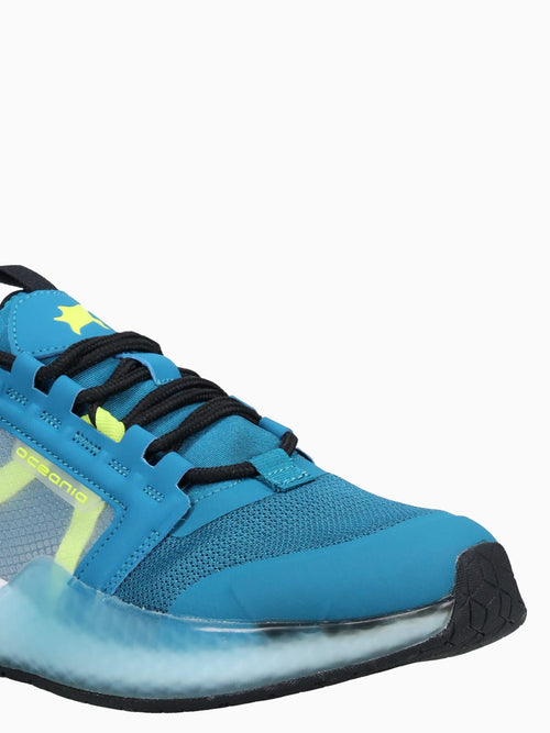 Bismarck Teal Lime mesh Blue / 7 / M