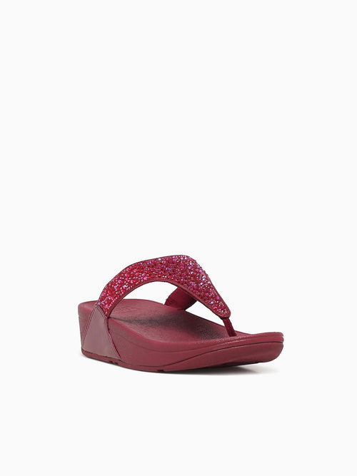 Lulu Crystalmix Toe Luxe Plum Red / 5 / M