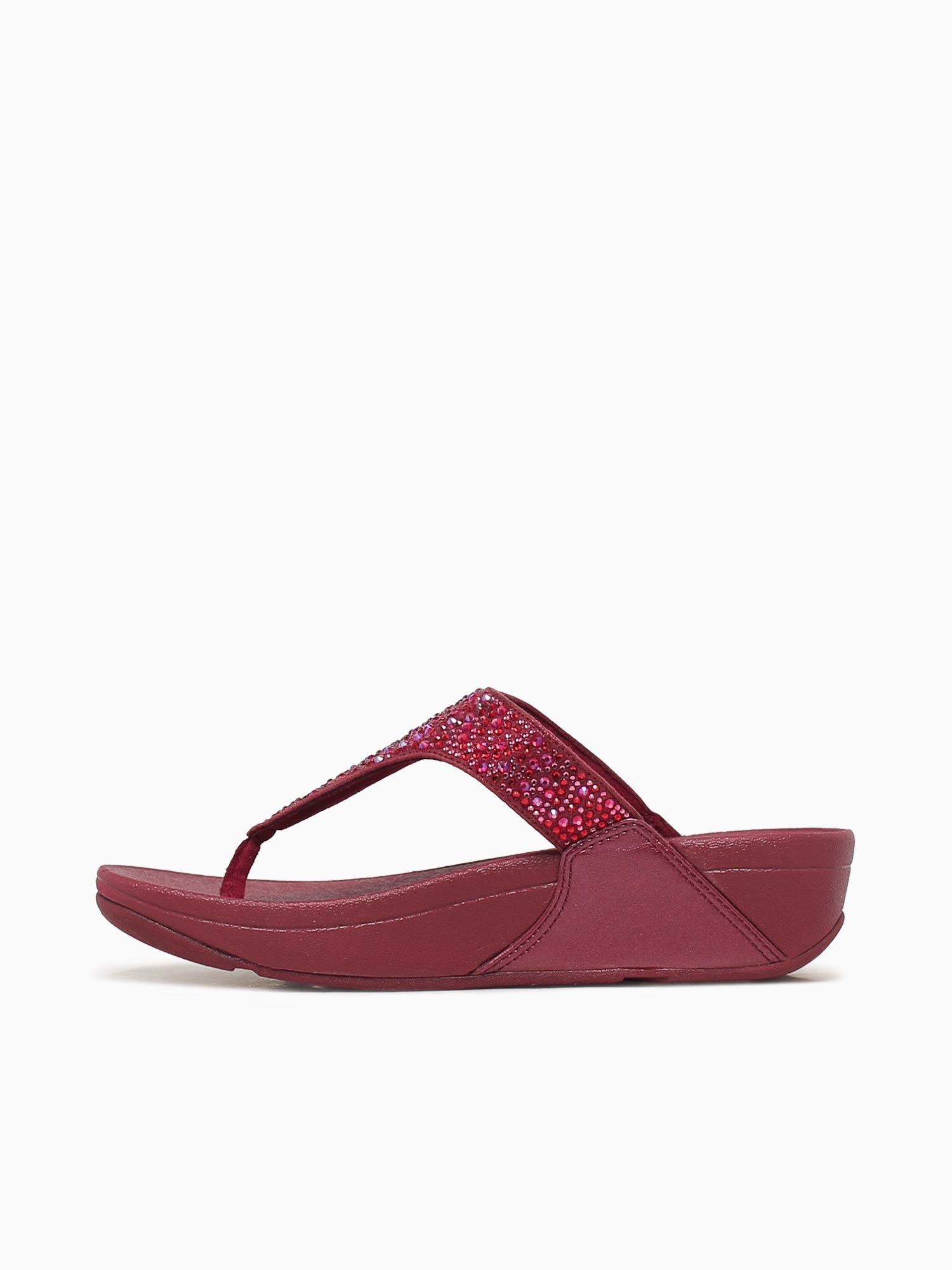 Lulu Crystalmix Toe Luxe Plum Red / 5 / M
