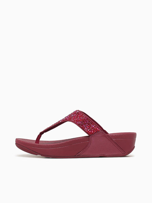 Lulu Crystalmix Toe Luxe Plum Red / 5 / M