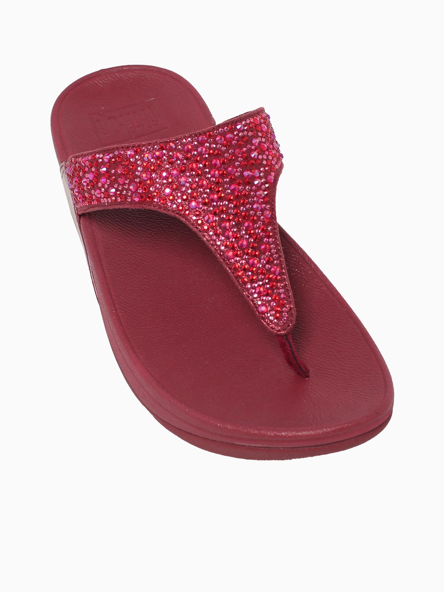 Lulu Crystalmix Toe Luxe Plum Red / 5 / M