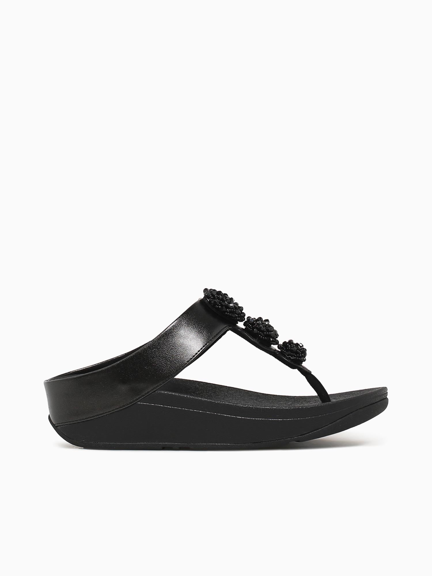 Fino Beadiebotton Metallic Black Leathe Black / 5 / M