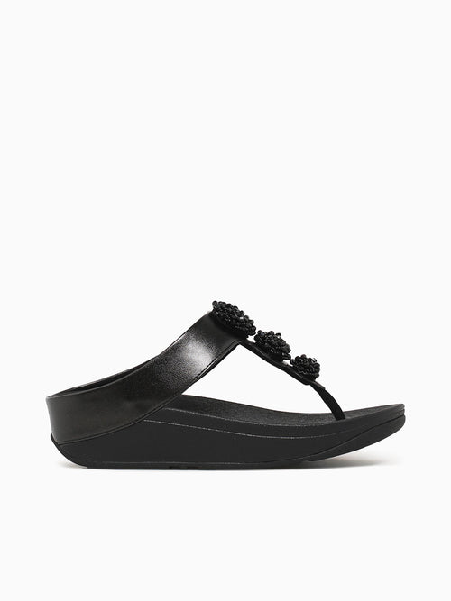 Fino Beadiebotton Metallic Black Leathe Black / 5 / M