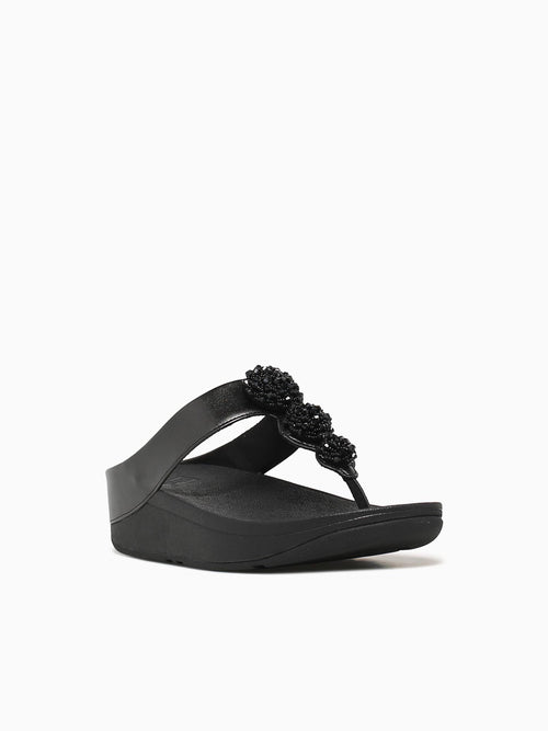 Fino Beadiebotton Metallic Black Leathe Black / 5 / M
