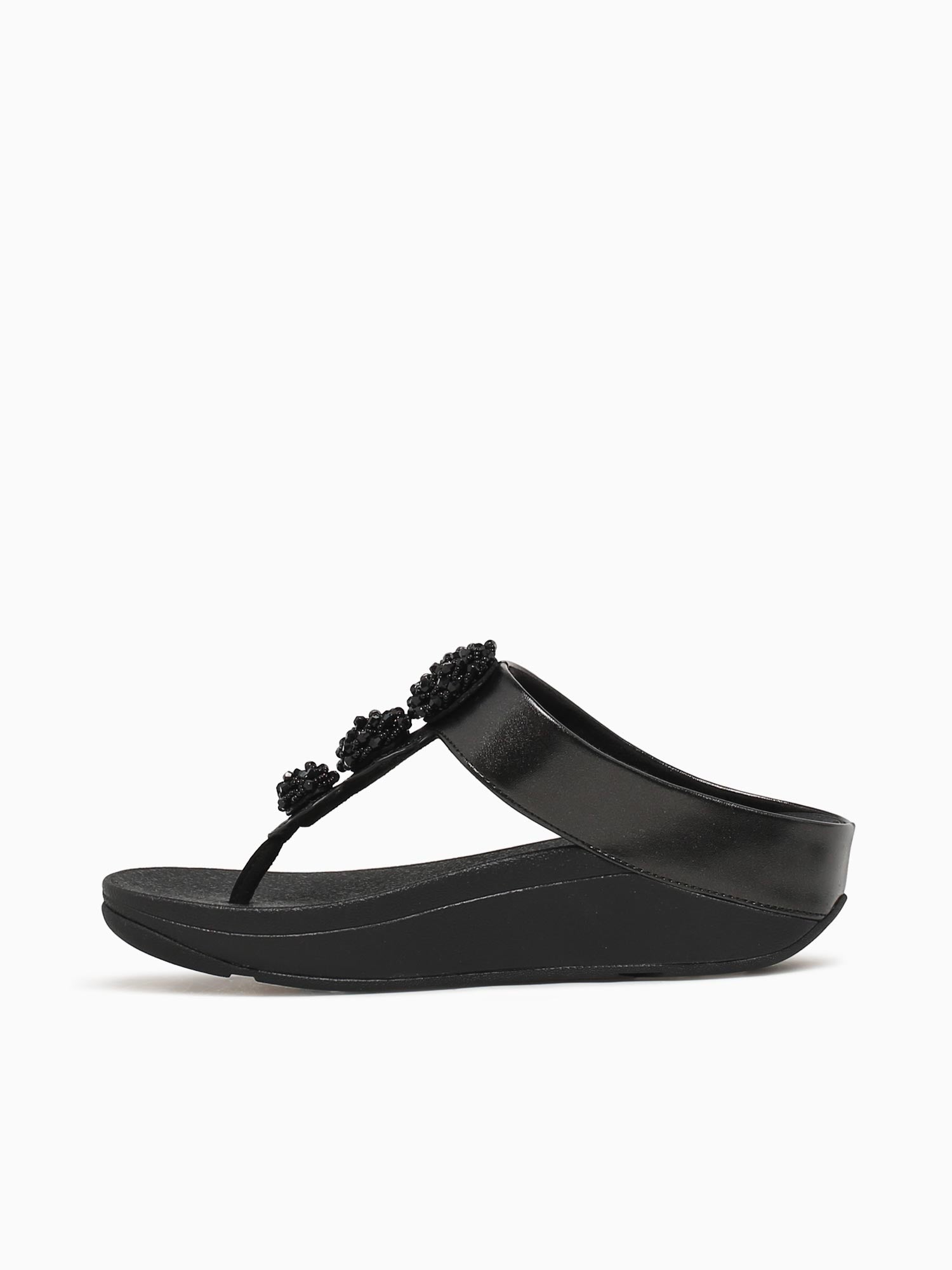 Fino Beadiebotton Metallic Black Leathe Black / 5 / M
