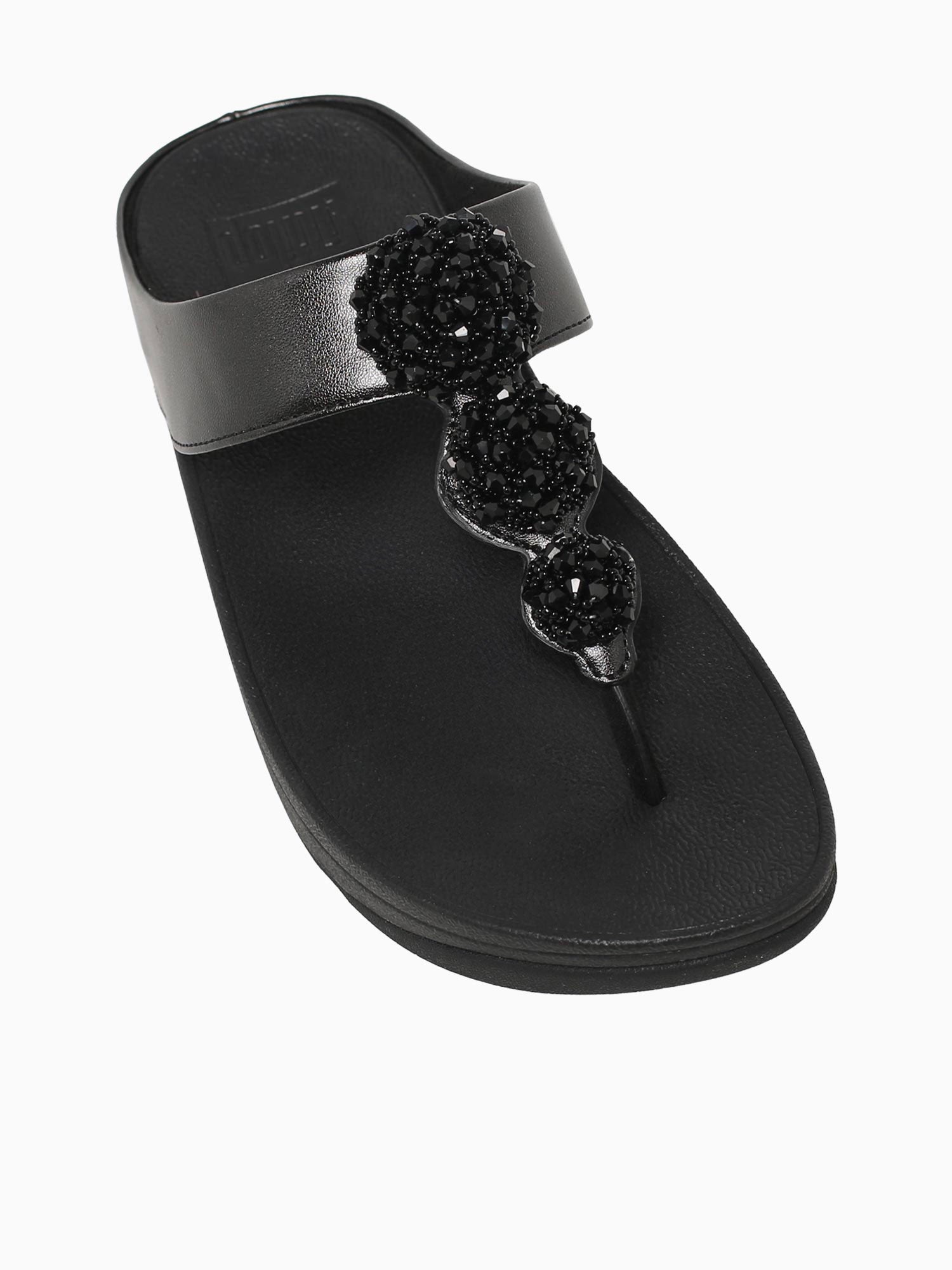 Fino Beadiebotton Metallic Black Leathe Black / 5 / M