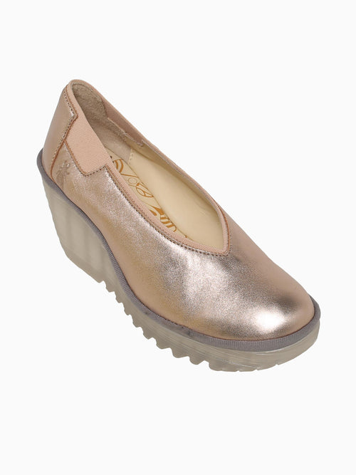 Yoza438fly Sahara Gold Leather Gold / 36 / M