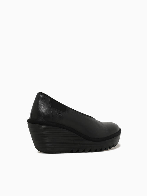 Yoza438fly Black Leather Black / 36 / M