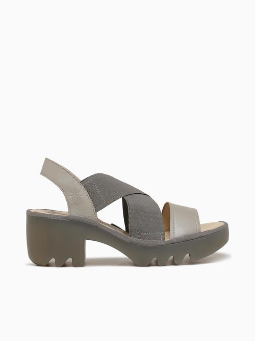 Taji502fly Silver Leather Mesh Silver / 36 / M