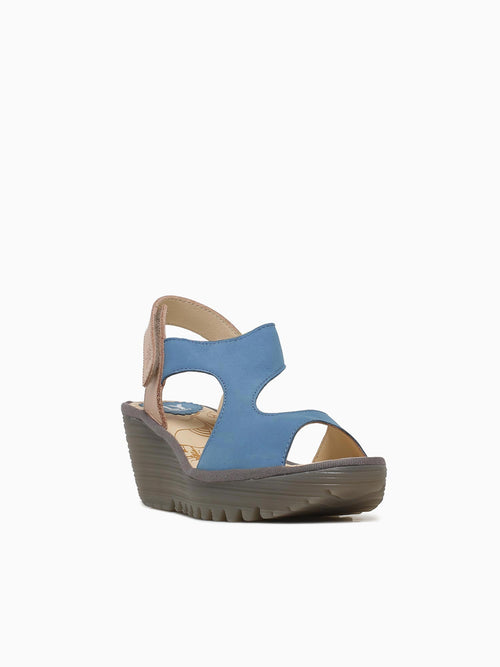 Yoxa576fly Blue Natural leather Blue / 36 / M