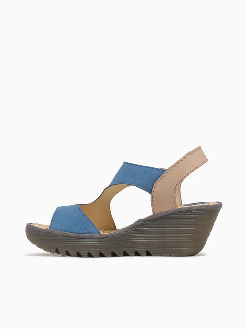 Yoxa576fly Blue Natural leather Blue / 36 / M