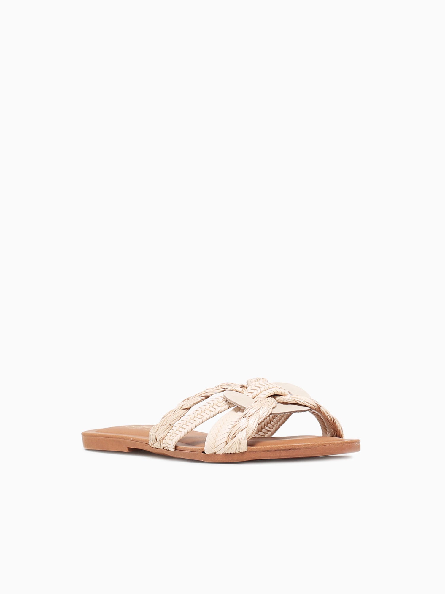 994p Natural Leather Raffia Natural / 5 / M