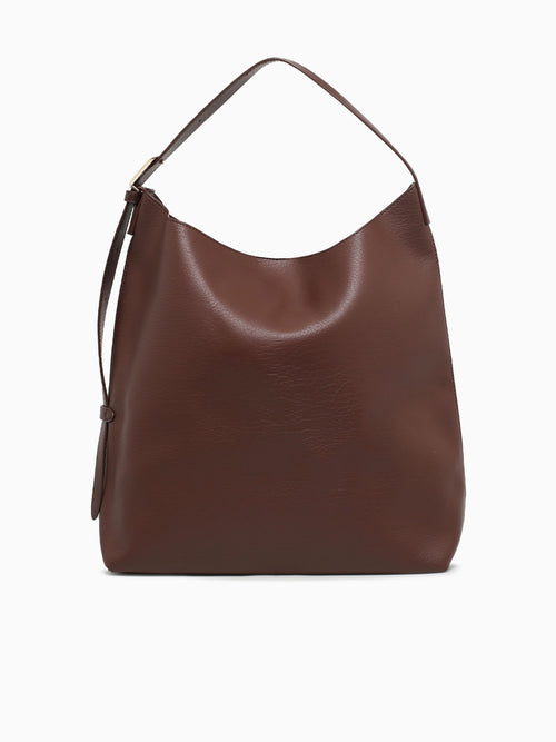 Zelda Shoulder Bag Chocolate Dark Brown