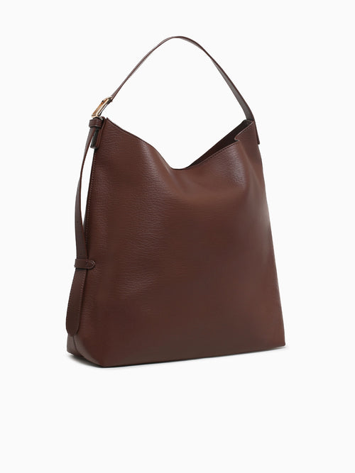 Zelda Shoulder Bag Chocolate Dark Brown