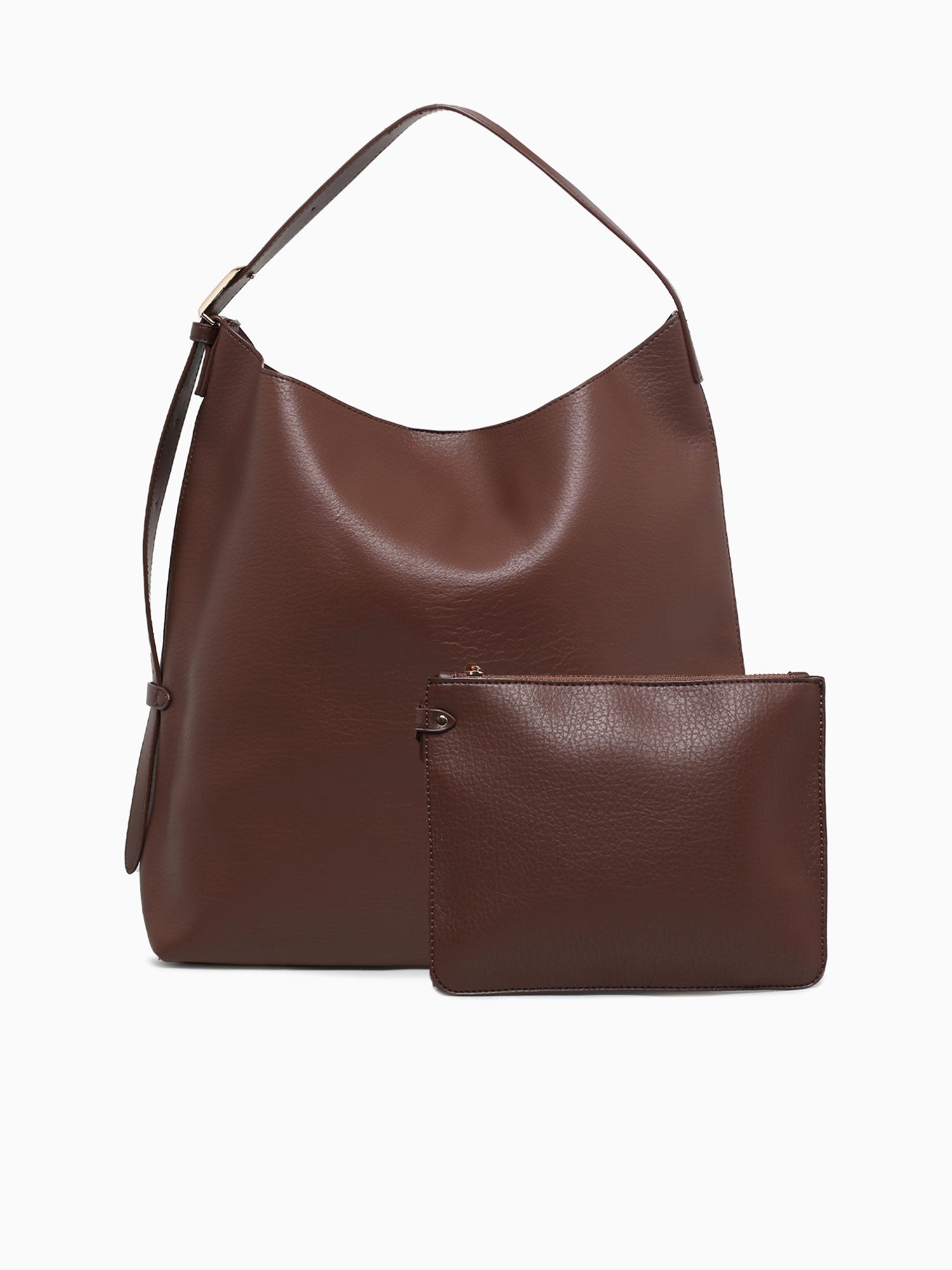 Zelda Shoulder Bag Chocolate Dark Brown