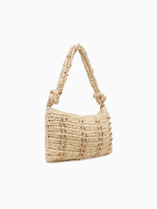 Clarissa Shoulder Bag Ivory Off White