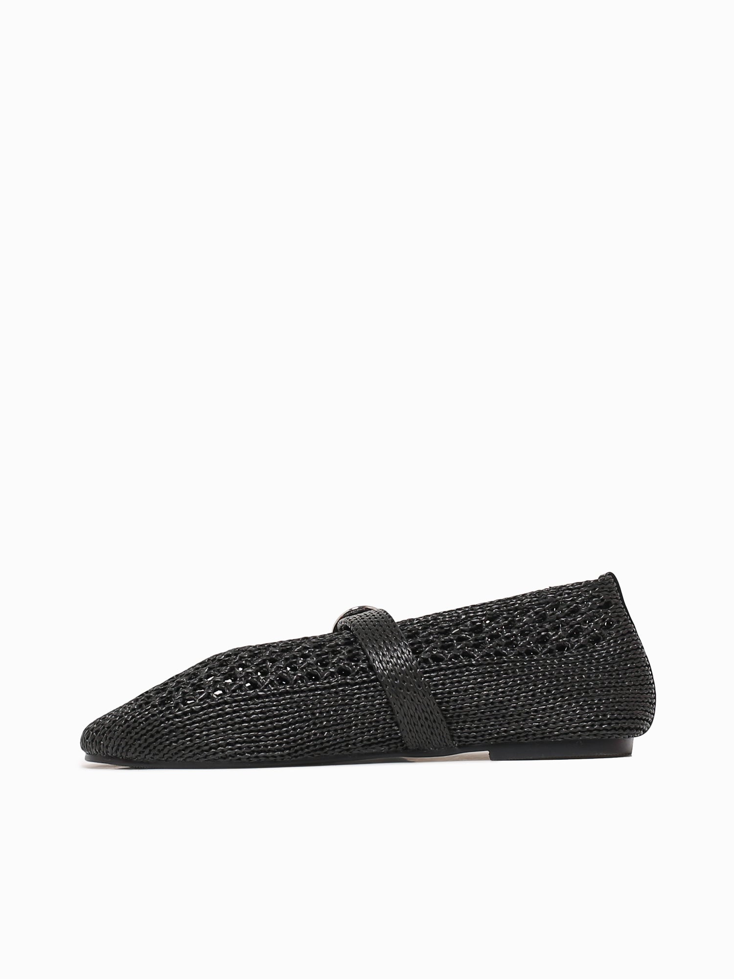 Helene Black Woven Black / 5 / M