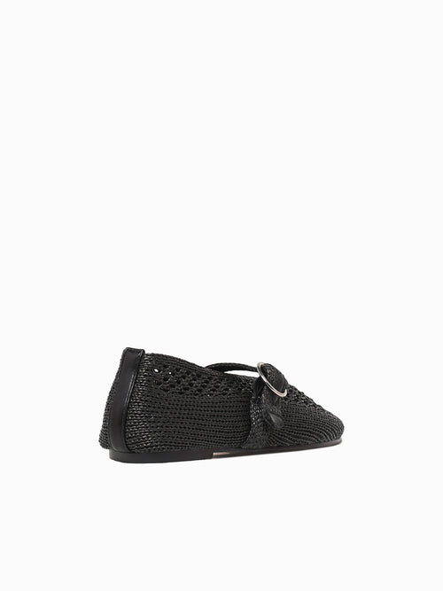 Helene Black Woven Black / 5 / M