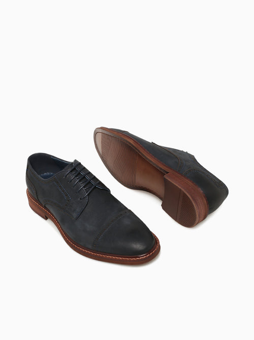 Ciceron Navy Soft Tumbled Nubuck Navy / 7 / M