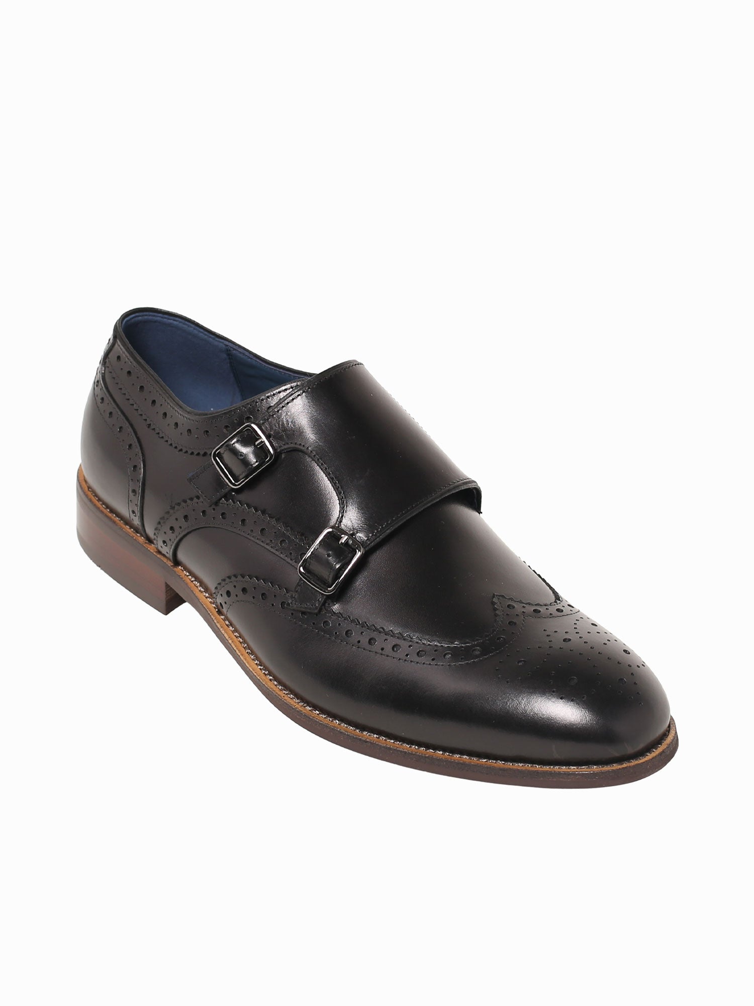 Marcus Black Brushed Calf Leather Black / 7 / M