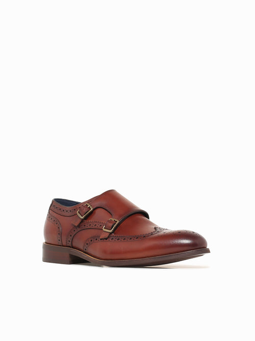 Marcus Tan Brushed Calf Leather Tan / 7 / M