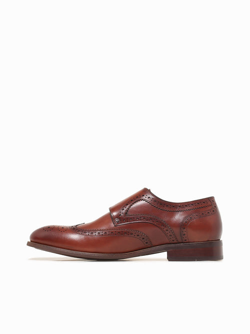 Marcus Tan Brushed Calf Leather Tan / 7 / M