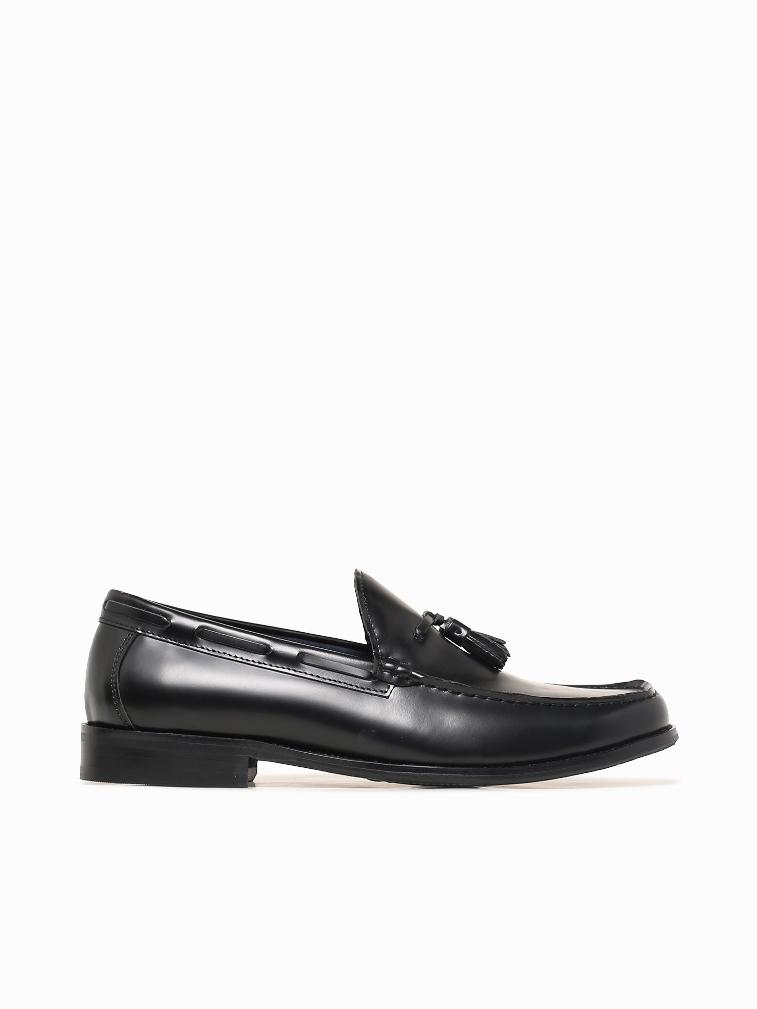 Lucius Black Box Calf Leather Black / 7 / M