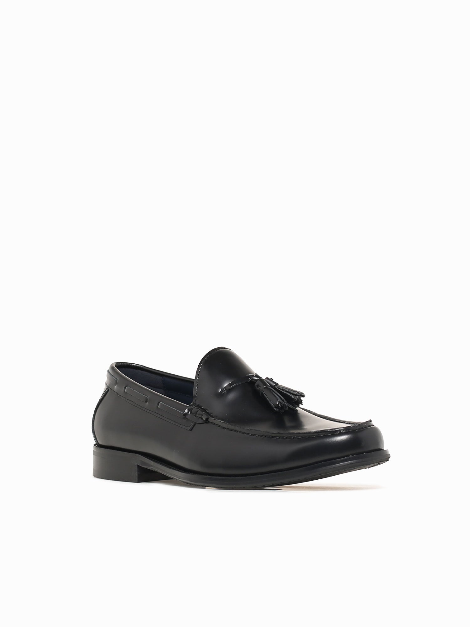 Lucius Black Box Calf Leather Black / 7 / M
