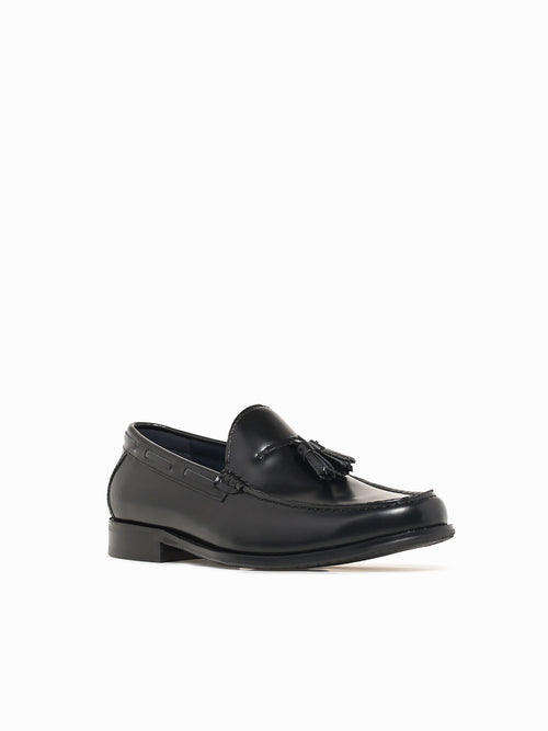 Lucius Black Box Calf Leather Black / 7 / M