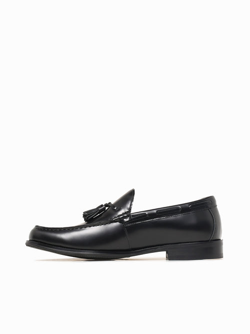 Lucius Black Box Calf Leather Black / 7 / M