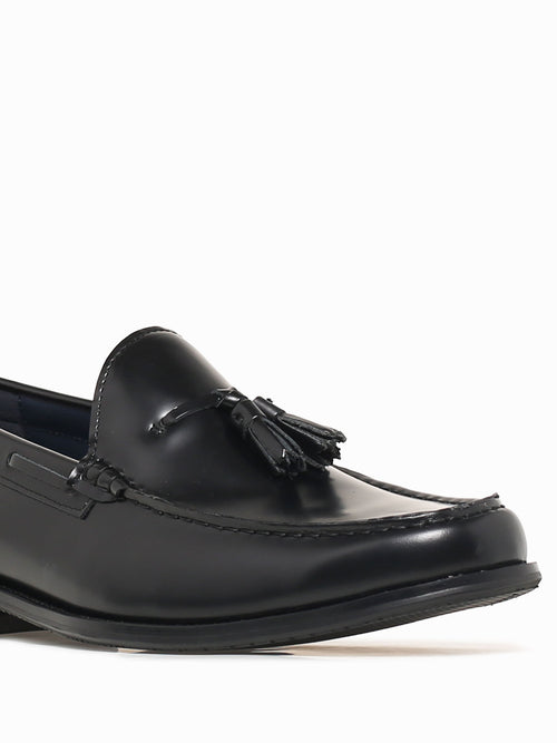 Lucius Black Box Calf Leather Black / 7 / M