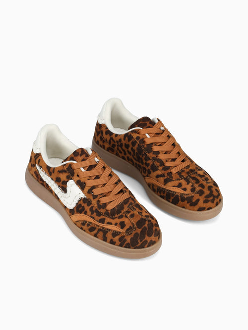 Jane Leopard Print Black Brown / 5 / M