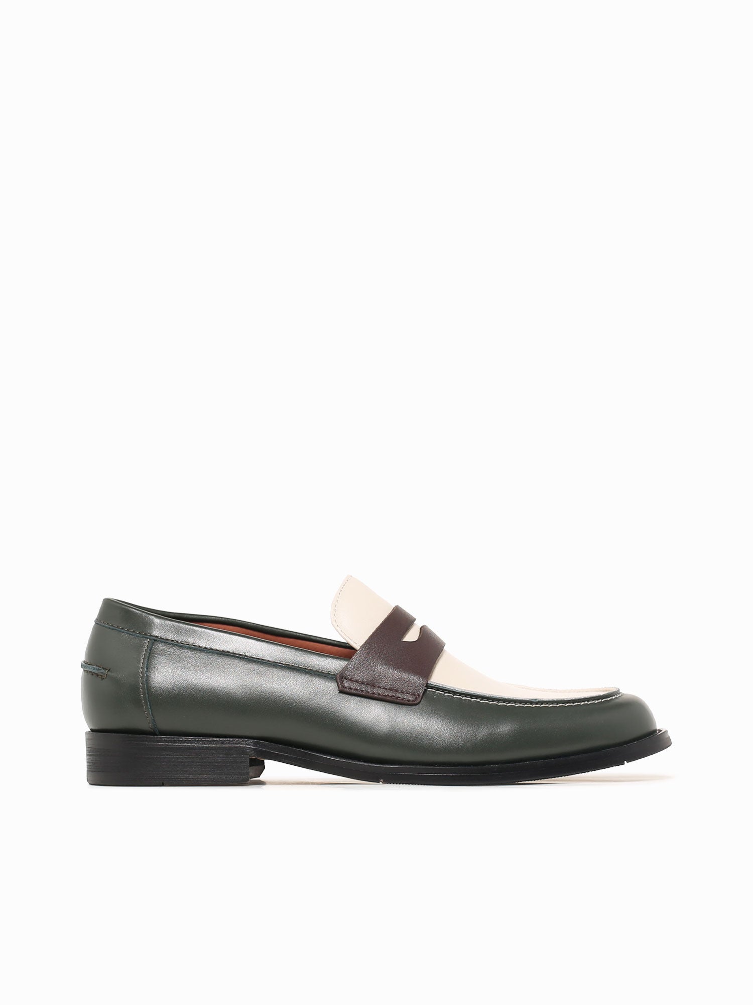 Gaio Brw Beige Grn soft cal leather Beige / 7 / M