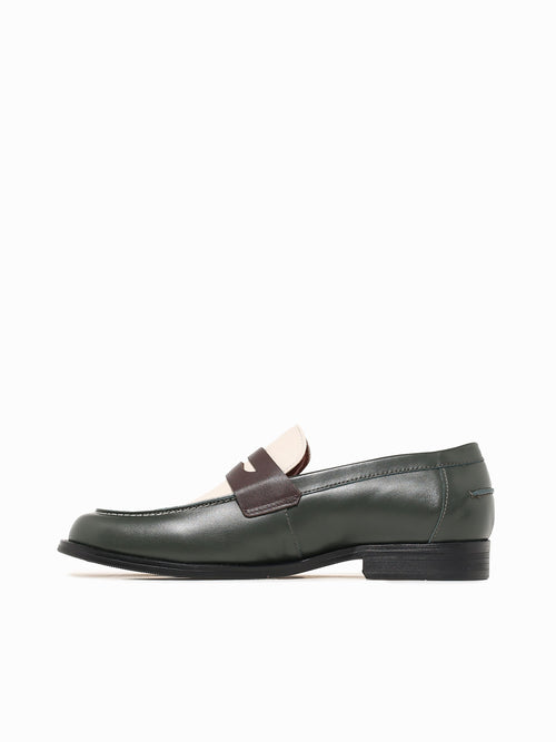 Gaio Brw Beige Grn soft cal leather Beige / 7 / M
