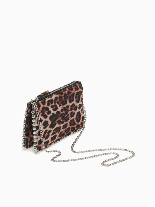 Rocky Crossbody Cheetah Print Brown