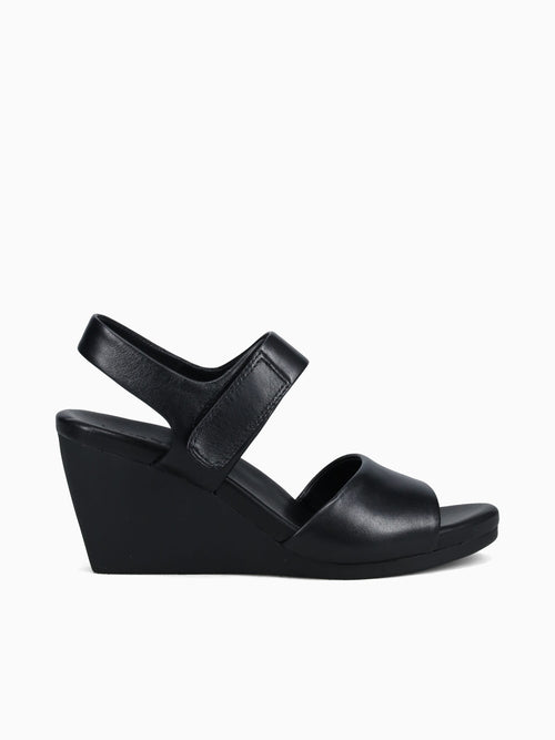 Imani Black Leather Black / 5 / M