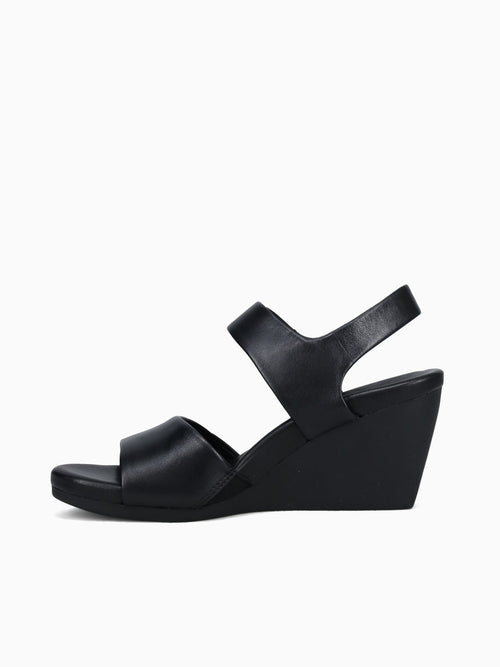Imani Black Leather Black / 5 / M