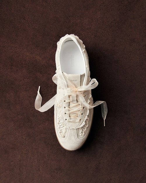 Tb.490 Crochet Cream Suede