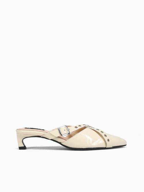 Zyra Cream Leather Off White / 36 / M
