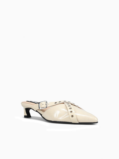 Zyra Cream Leather Off White / 36 / M