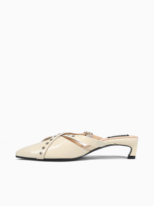 Zyra Cream Leather Off White / 36 / M
