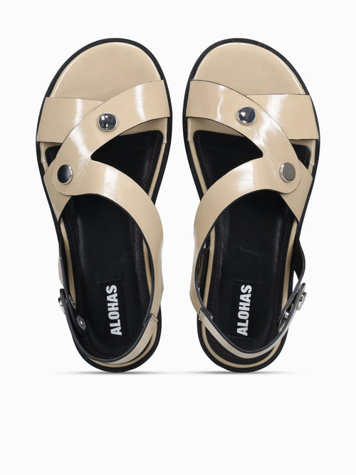 Mindy Stone Onix Leather Natural / 5 / M