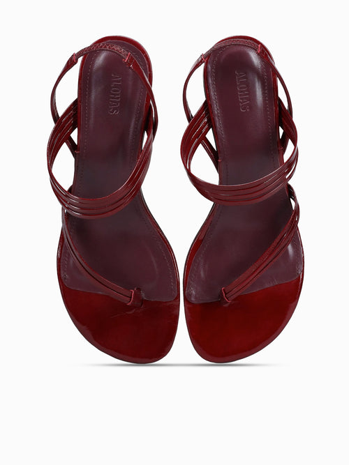 Salsa Burgundy Leather Wine / 5 / M